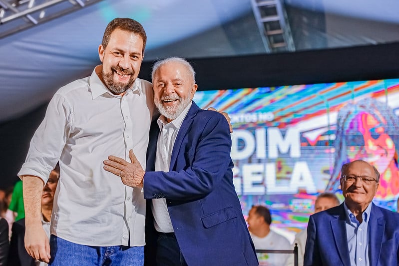 Guilherme Boulos e Lula Ricardo Stuckert PR