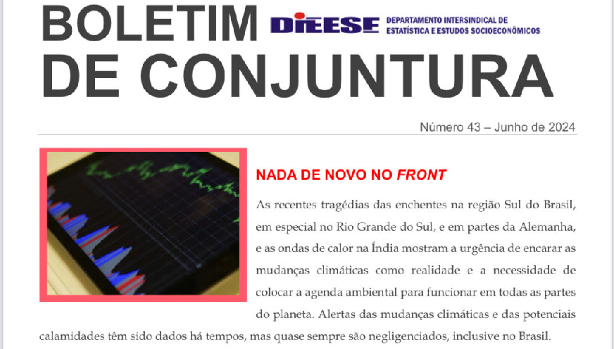 conjuntura dieese junho 2024